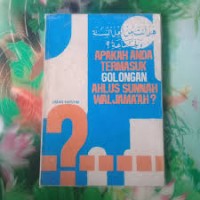 Image of Apakah Anda Termasuk Golongan Ahlus Sunnah Wal Jama'ah