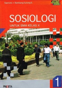 Image of Sosiologi Untuk SMA Kelas X